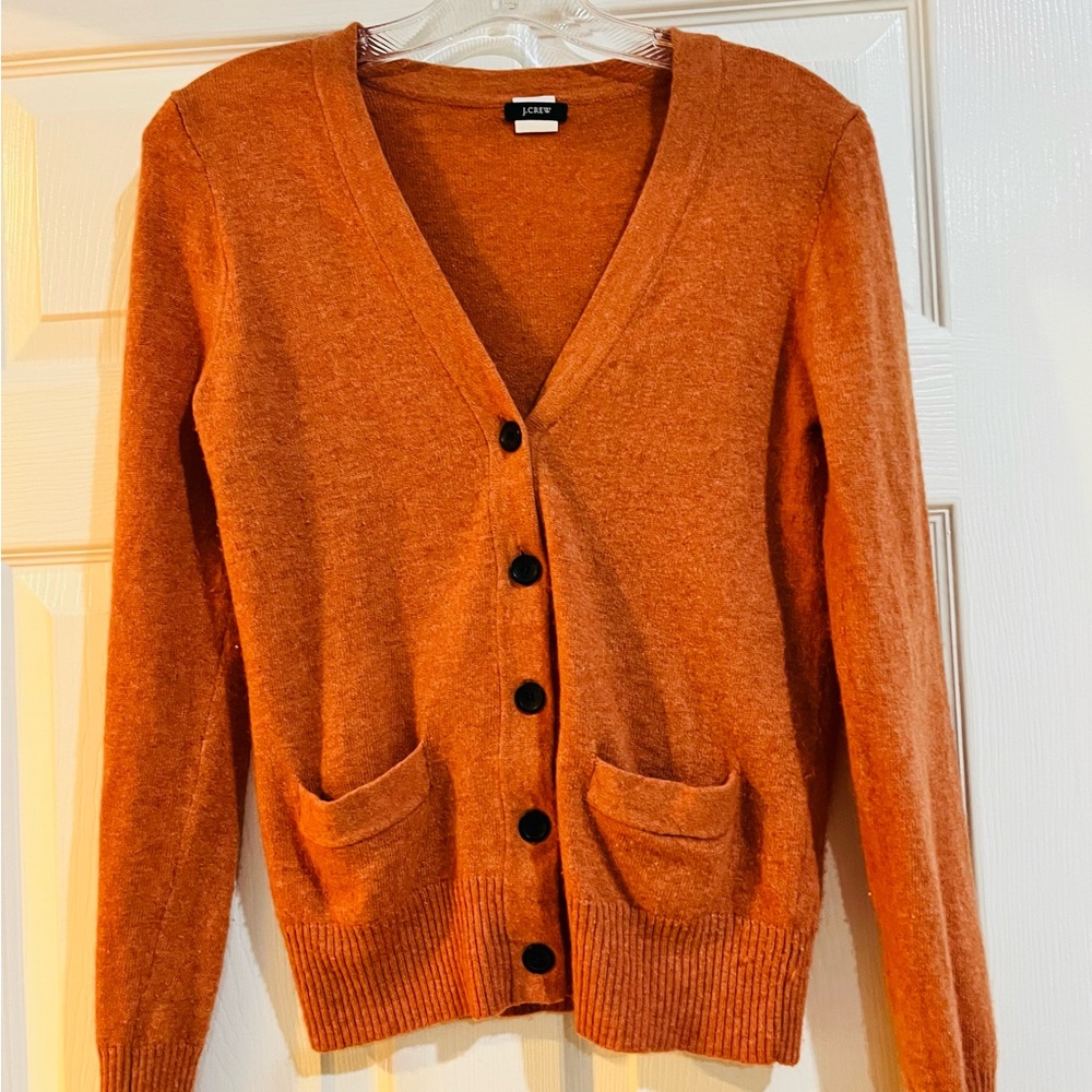 J Crew 5 button cashmere/wool blend cardigan
